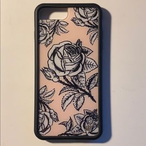 wildflower 6/7/8 plus case with roses on it